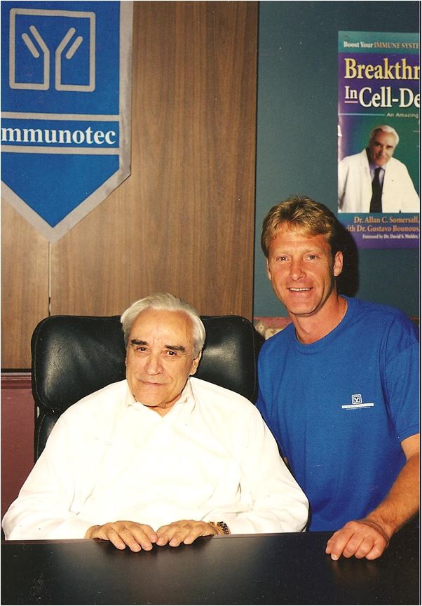 Souvenir d'un moment mémorable: ma première rencontre avec le grand Gustavo Bounous.